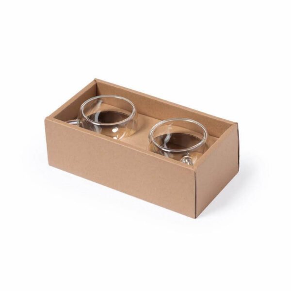 Set of 2 Expresso Cup with Bamboo Coaster - Image 5