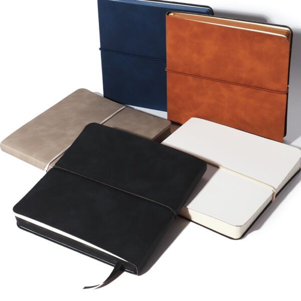 A6 Notebook with 120 Sheets and Document Pocket - Image 3