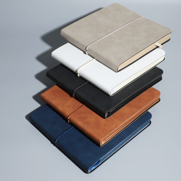 A6 Notebook with 120 Sheets and Document Pocket - Image 2