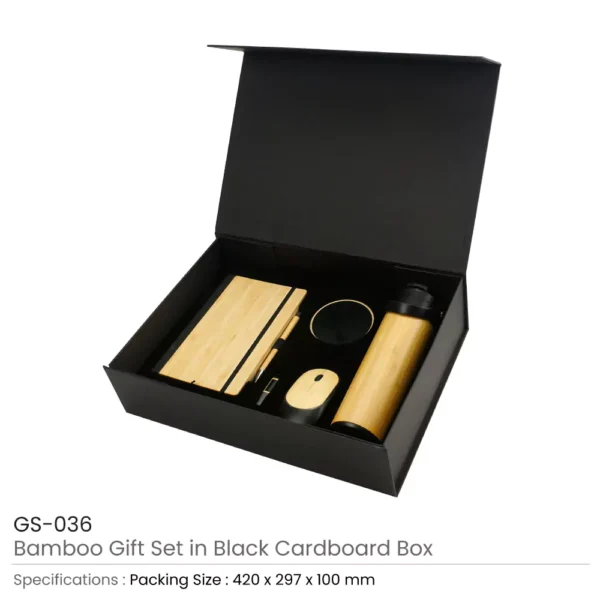 Eco-Friendly Gift Sets in a Black Cardboard Box - Image 3