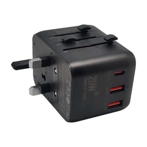Adapter With 20W PD (2USB&1Type-C)