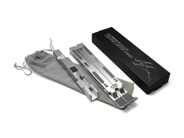 Laptop stand with mobile holder - Image 2