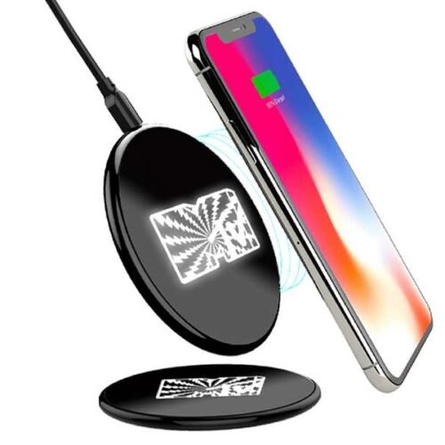 Wireless charger LED light