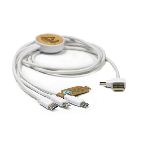 Bamboo and Recycled TPE Charging Cable