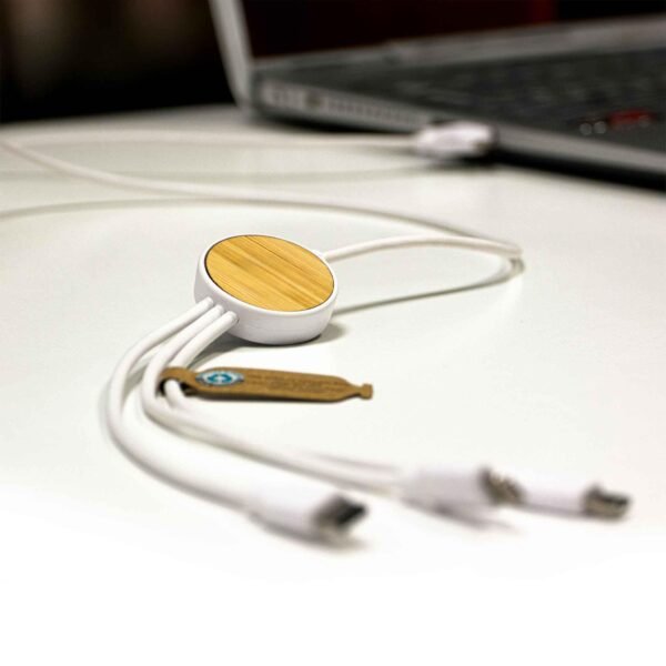 Bamboo and Recycled TPE Charging Cable - Image 2