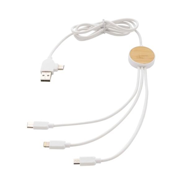 Bamboo and Recycled TPE Charging Cable - Image 3