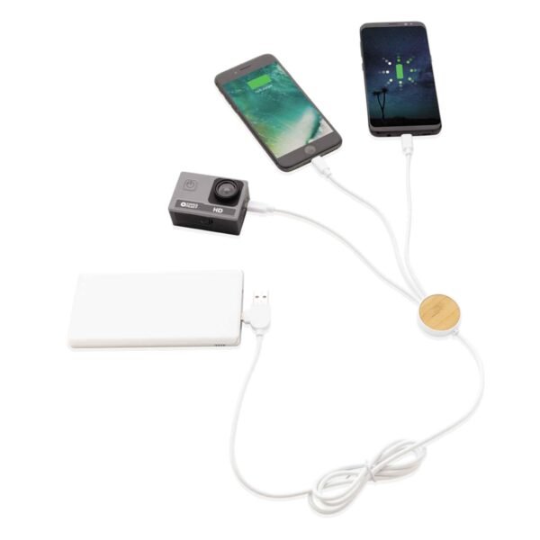 Bamboo and Recycled TPE Charging Cable - Image 4