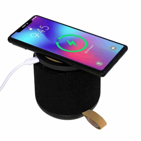 Bamboo Bluetooth Speaker and Wireless Charger - Image 3