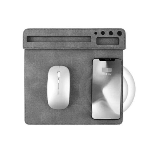 Wireless Charging Mouse Pad Gray