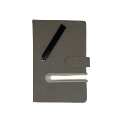 A5 Thick Notebook with Sliding Slot for Pen