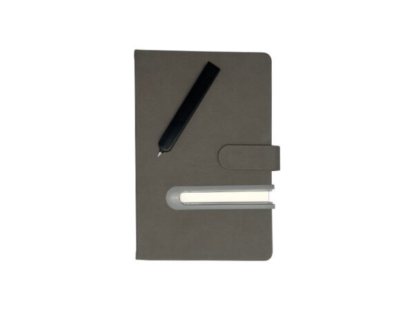 A5 Thick Notebook with Sliding Slot for Pen