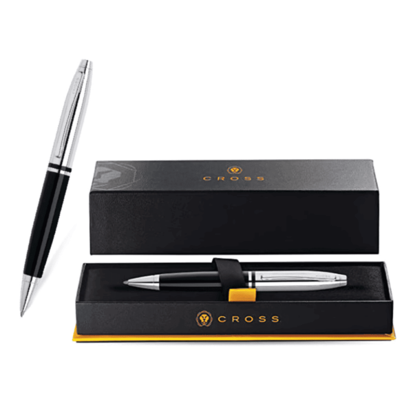 Cross ™ Chrome/Black Lacquer Ballpoint Pen - Image 5
