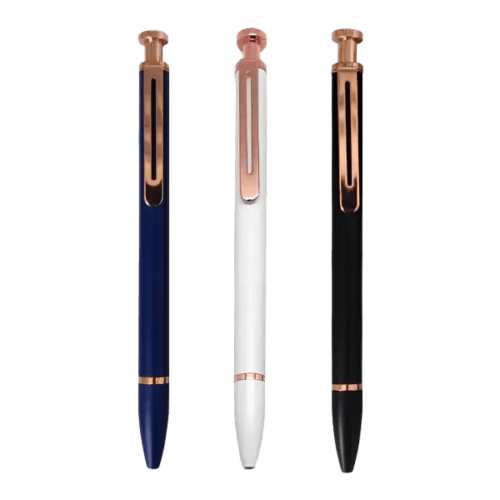 Ballpoint Pen with Push Mechanism