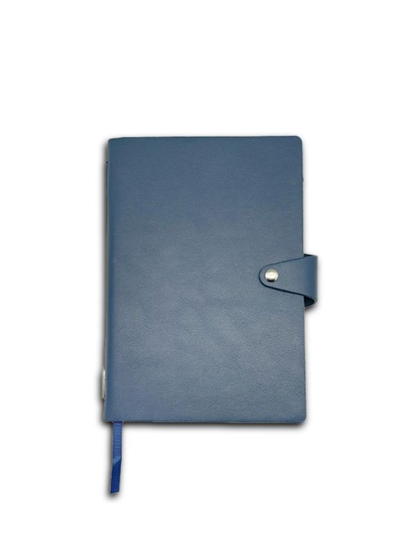 A5 PU Notebook with 2-Year Calendar and Removable Rings - Image 4