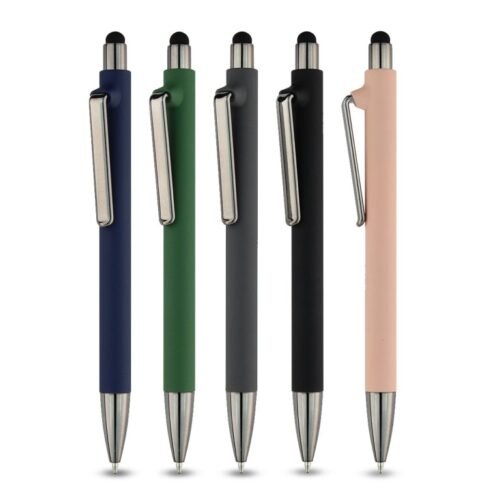 Rubberized Push Pen