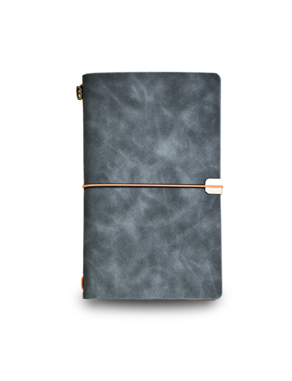 A5 Dual Notebook Set with Soft PU Cover and Elastic Closure - Image 3