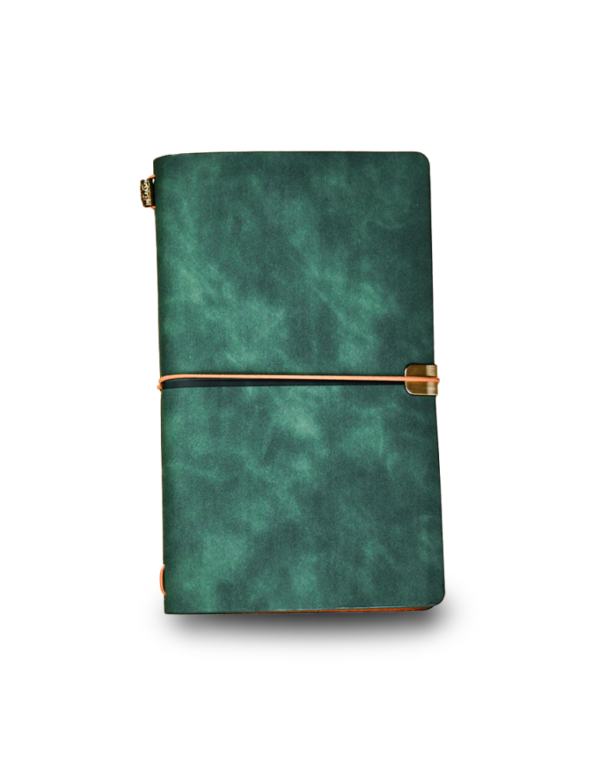 A5 Dual Notebook Set with Soft PU Cover and Elastic Closure - Image 4