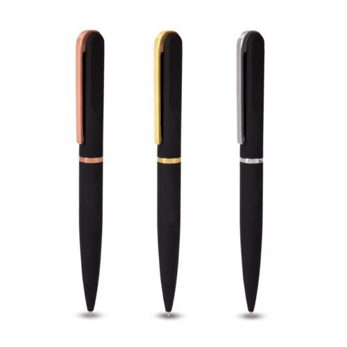 Metal Pen With Rubberized Coating
