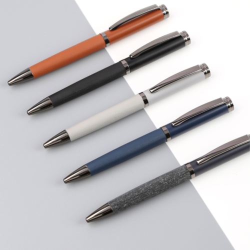 Metal Pen with PU Cover