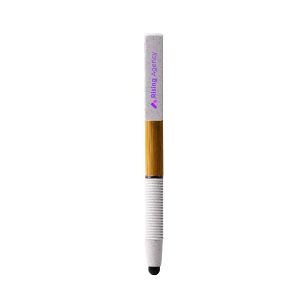 Bamboo Wheat Straw Pen with stylus - Image 4