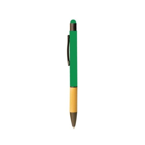 Bamboo Pen with stylus GREEN