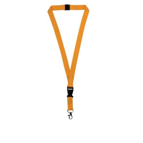 Lanyard With Buckle Metal Hook And Safety Clip