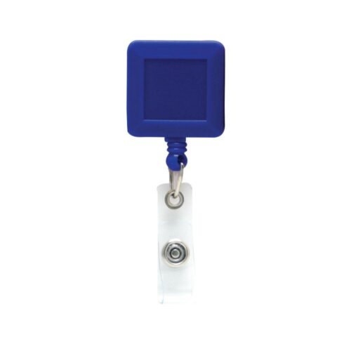 Plastic badge reel in square shape