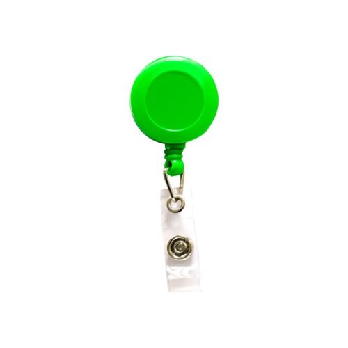 Plastic round badge reel with small round surface