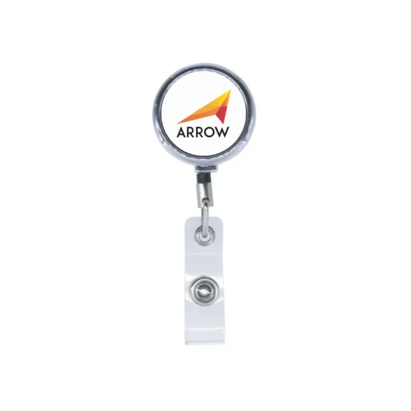 Metal plastic badge reel with big round - Image 2