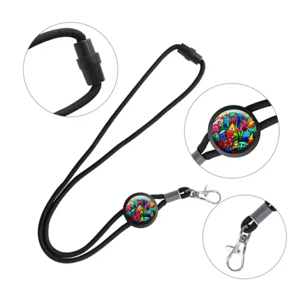 Lanyard with Epoxy Black - Image 2