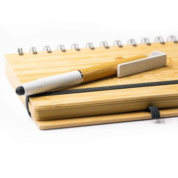 Bamboo Wheat Straw Pen with stylus - Image 2
