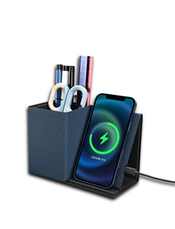 Foldable Pen Holder with  Wireless Charging - Image 5