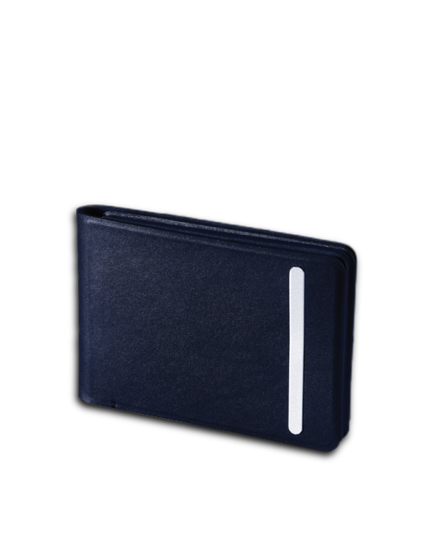 Sleek RFID Safe Wallet with Elegant Aluminum Strip Design - Image 3