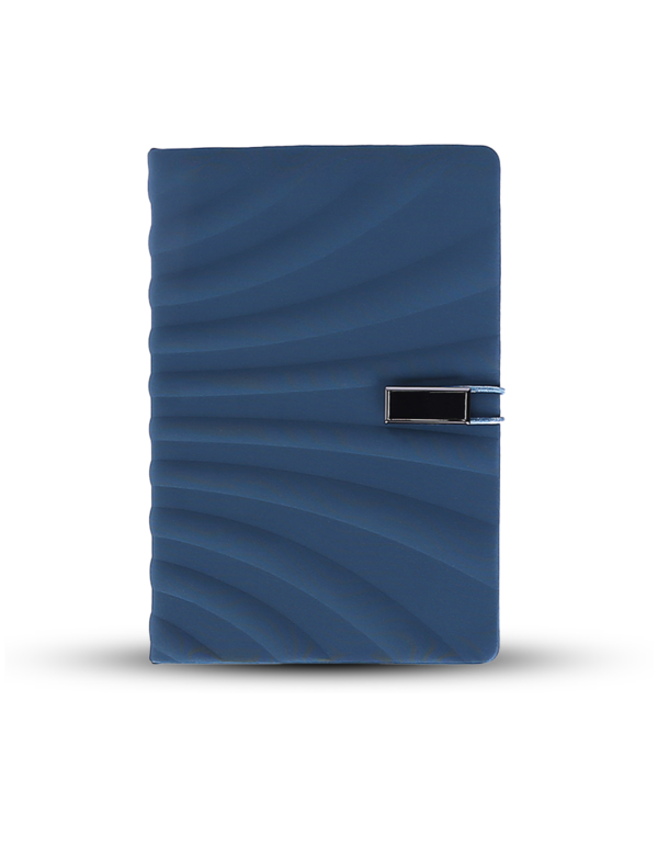 A5 Notebook with Wavy Design - Image 3