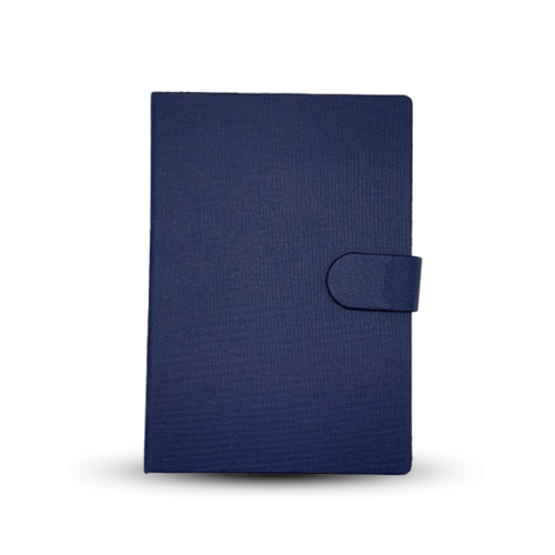 Stylish Stationery Notebook with Magnet Closure and Sticky Notes
