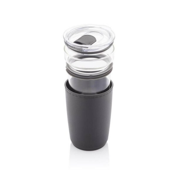 Hans Larsen Premium Glass Tumbler with Recycled Protective Sleeve - Image 3