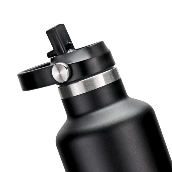 Hans Larsen Vacuum Stainless Steel Bottle with Sports Lid - 1L - Image 3