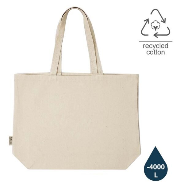 GRS-certified Recycled Cotton Beach / Shopping Bag