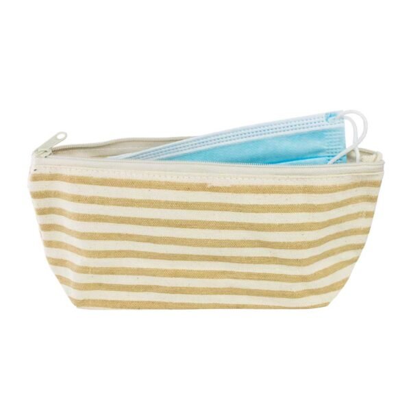 Cotton Toiletry Pouch - Image 2