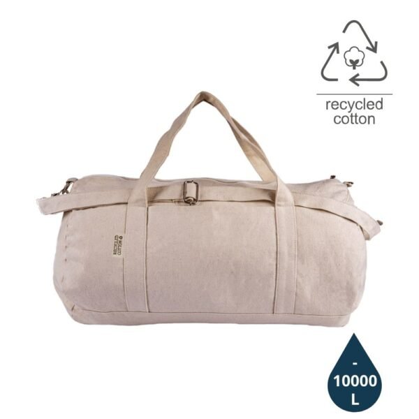 GRS-certified Recycled Cotton Duffel Bag - - Image 2
