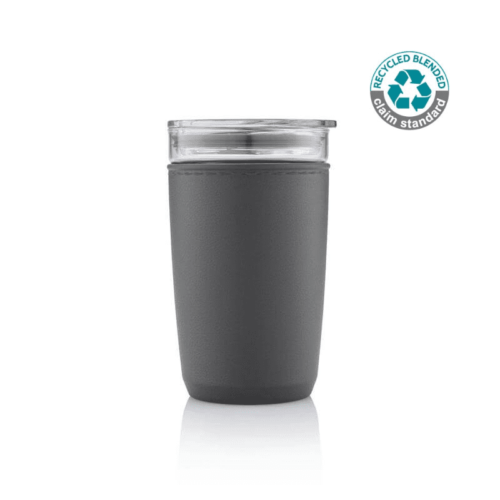 Hans Larsen Premium Glass Tumbler with Recycled Protective Sleeve