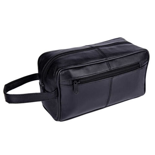 Giftology Genuine Leather Wash Pouch