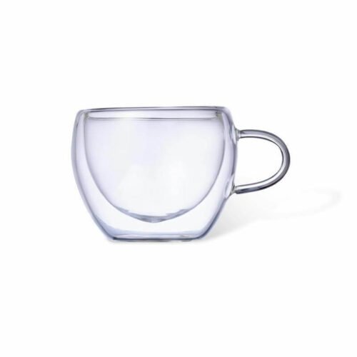 Set of 2 Expresso Cup with Bamboo Coaster