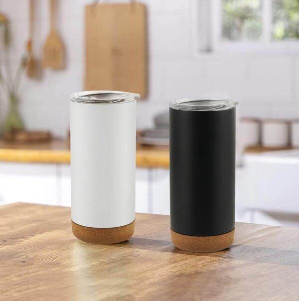 Giftology Insulated Mug / Tumbler with Cork Base - Image 2