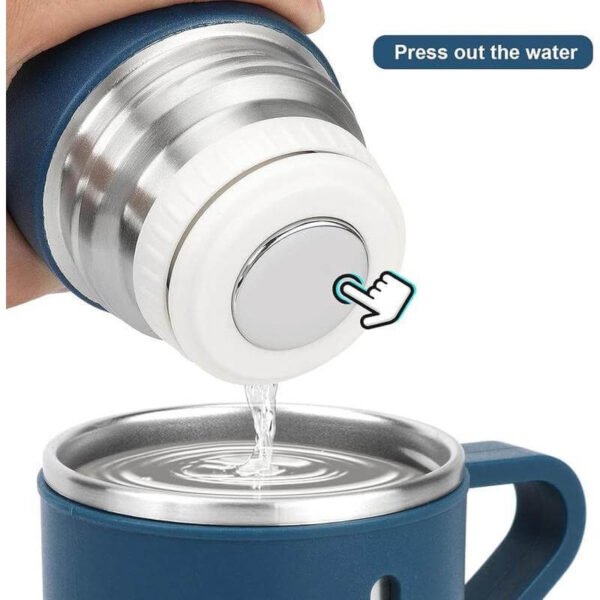Family Set of Vacuum Flask & Two Cups - Image 6