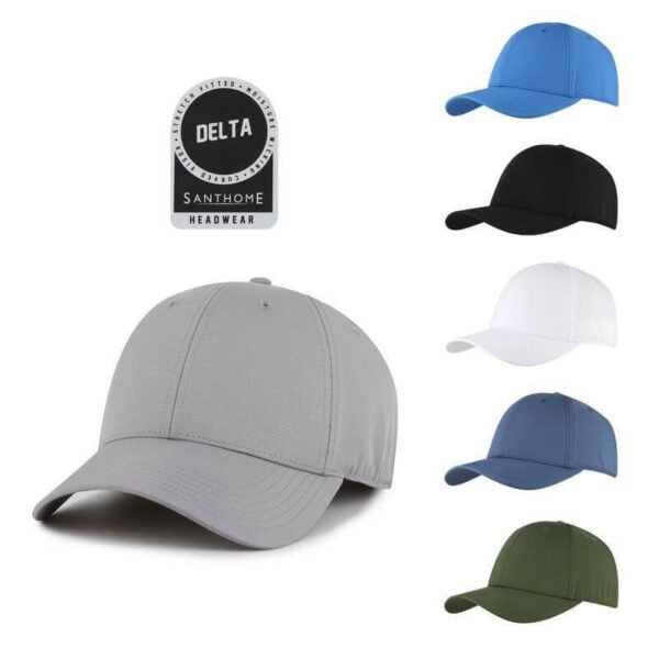 Santhome® DryNCool® Performance Stretch-Fitted Cap - Image 4