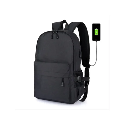Backpack with USB charging point