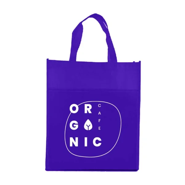 Non Woven bag with front pocket - Image 2