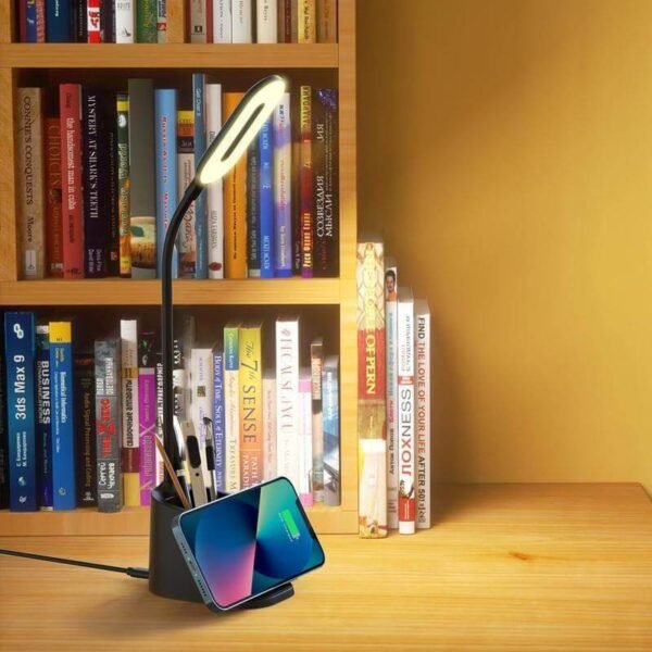 Giftology 3-in-1 Desk Lamp with 15W Wireless Charger & Pen Holder - Image 6