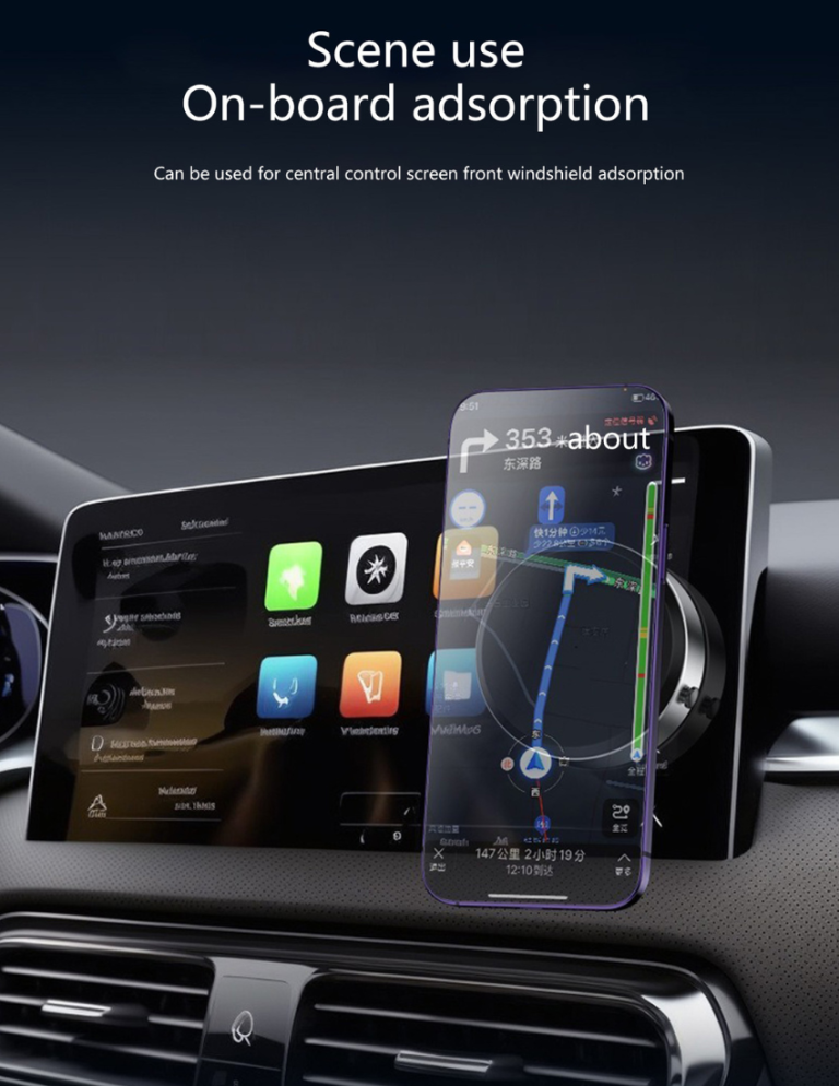 Magnetic Phone Holder with Mechanical Suction - Image 2